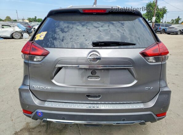 5N1AT2MT5KC844088 2019 NISSAN ROGUE Gray Widok z tyłu