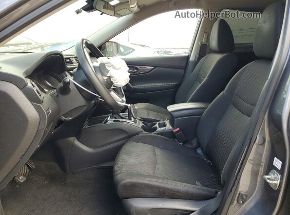 5N1AT2MT5KC844088 2019 NISSAN ROGUE Gray Widok wnętrza z przodu