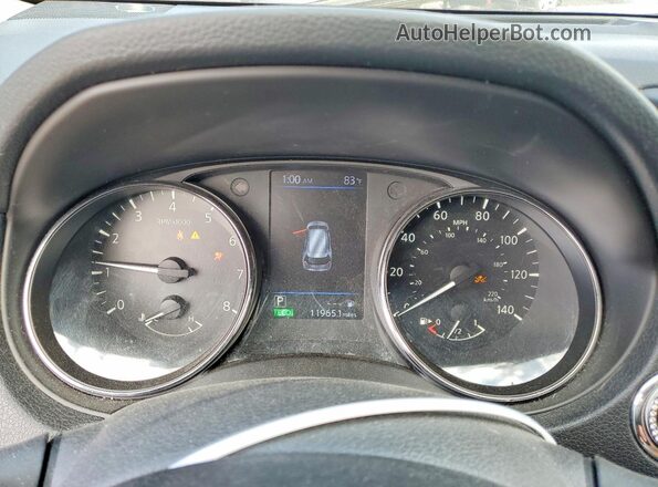 5N1AT2MT5KC844088 2019 NISSAN ROGUE Gray Widok zestawu wskaźników