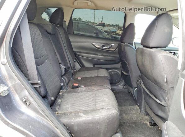 5N1AT2MT5KC844088 2019 NISSAN ROGUE Gray Widok wnętrza z tyłu