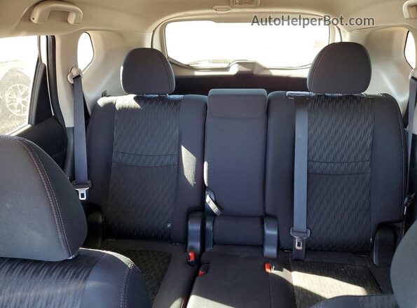 5N1AT2MT5LC744302 2020 NISSAN ROGUE White უკანა სავარძლების ხედი