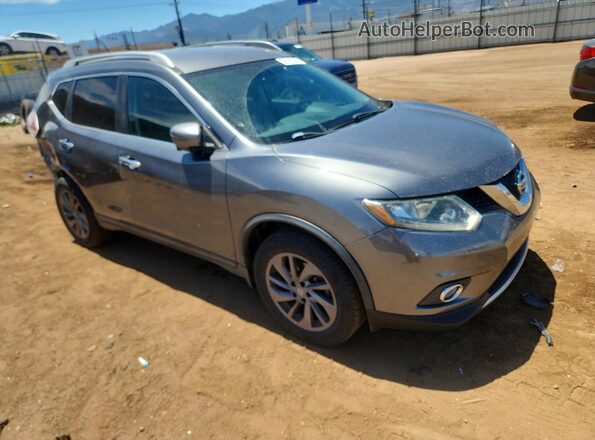 5N1AT2MT6GC779789 2016 NISSAN ROGUE Gray წინა მარჯვენა