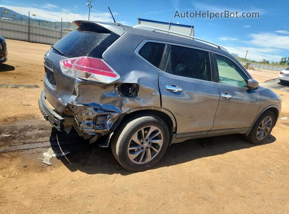 5N1AT2MT6GC779789 2016 NISSAN ROGUE Gray უკანა მარჯვენა