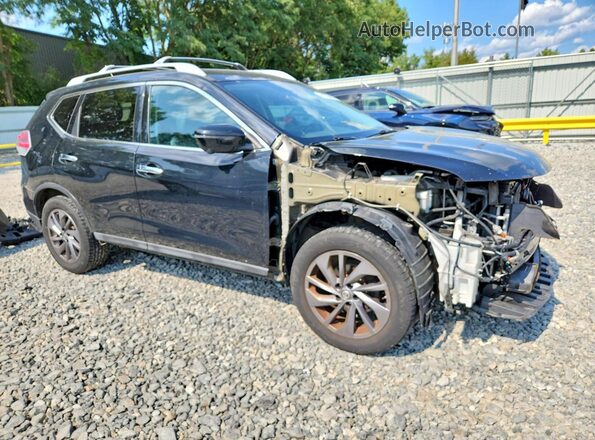 5N1AT2MT6GC781025 2016 NISSAN ROGUE Черный Передняя правая четверть