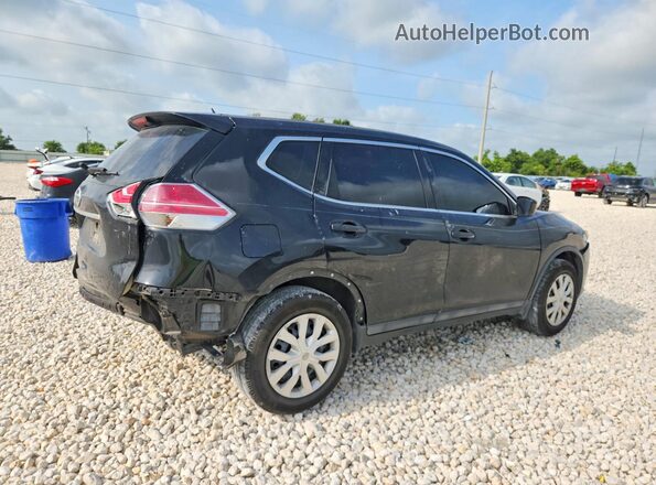 5N1AT2MT6GC857083 2016 NISSAN ROGUE Черный Задняя правая четверть