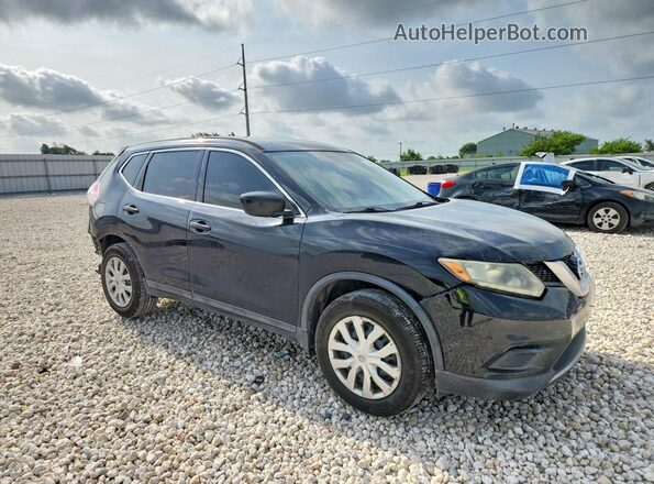 5N1AT2MT6GC857083 2016 NISSAN ROGUE Черный Передняя правая четверть