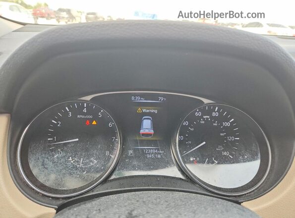 5N1AT2MT6GC857083 2016 NISSAN ROGUE Черный Вид щитка приборов