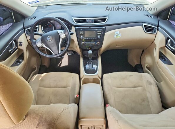 5N1AT2MT6GC857083 2016 NISSAN ROGUE Черный Вид панели приборов
