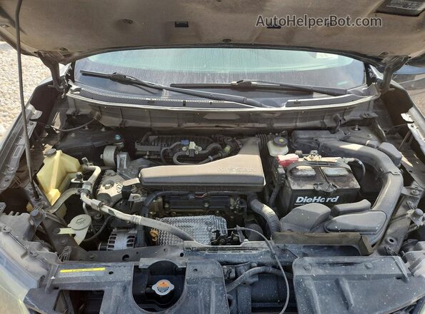 5N1AT2MT6GC857083 2016 NISSAN ROGUE Черный Вид подкапотного пространства