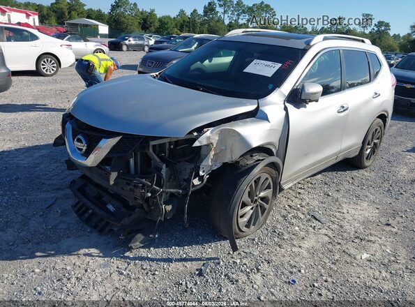 5N1AT2MT6GC879987 2016 NISSAN ROGUE Silver წინა მარცხენა ხედი სამი მეოთხედიდან