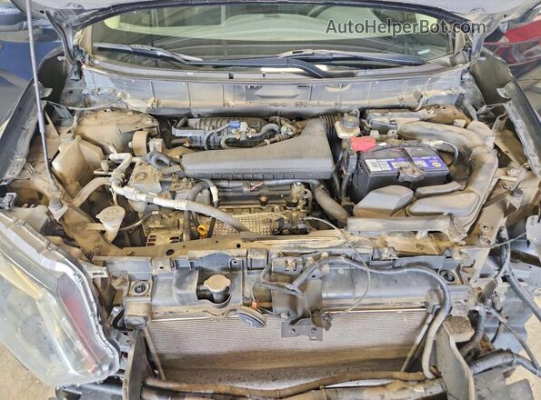 5N1AT2MT6GC915175 2016 NISSAN ROGUE Black ძრავის განყოფილების ხედი