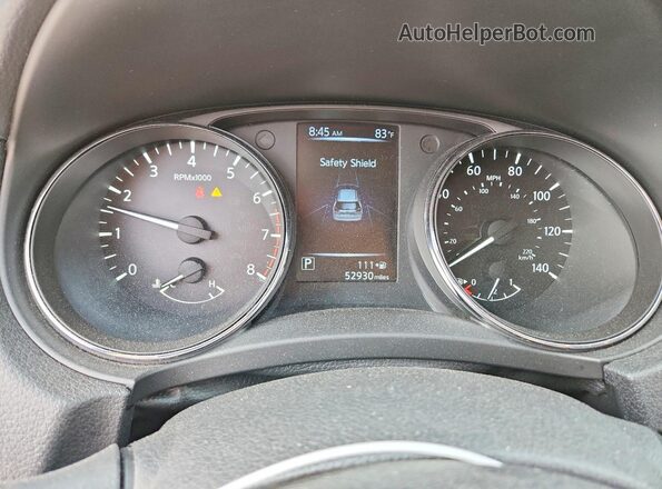 5N1AT2MT6HC848269 2017 NISSAN ROGUE Blue Սարքավորումների վահանակի տեսք