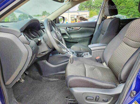 5N1AT2MT6HC848269 2017 NISSAN ROGUE Blue Սալոնի դիմացի տեսք
