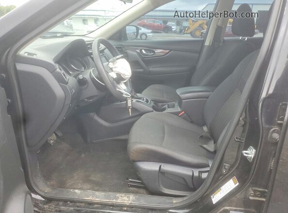 5N1AT2MT6JC724640 2021 NISSAN ROGUE Черный Вид салона спереди