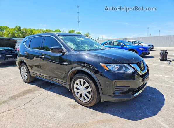 5N1AT2MT6JC747996 2018 NISSAN ROGUE Black Przód prawy