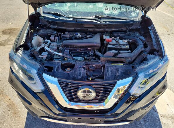 5N1AT2MT6JC747996 2018 NISSAN ROGUE Black Widok komory silnika
