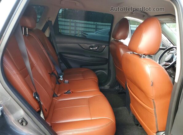 5N1AT2MT6JC768492 2018 NISSAN ROGUE Серый Вид задней части салона