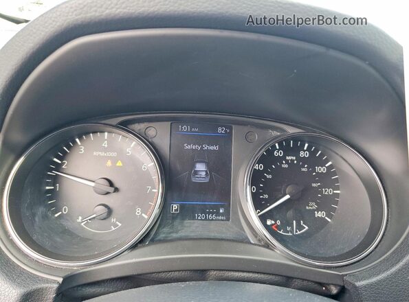 5N1AT2MT6JC768492 2018 NISSAN ROGUE Серый Вид щитка приборов