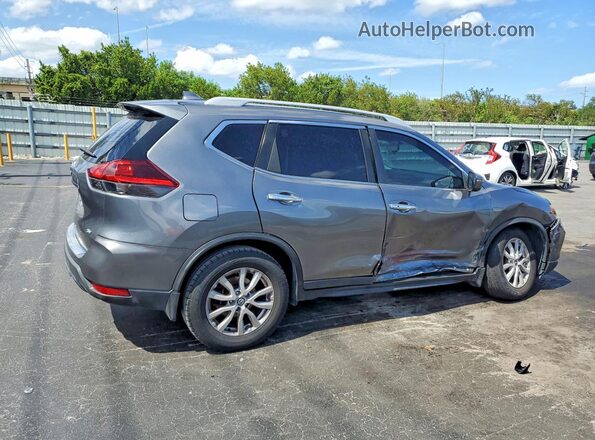 5N1AT2MT6JC768492 2018 NISSAN ROGUE Gray Trasero derecho