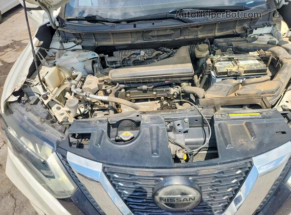 5N1AT2MT6JC804732 2018 NISSAN ROGUE White Vista del compartimento del motor