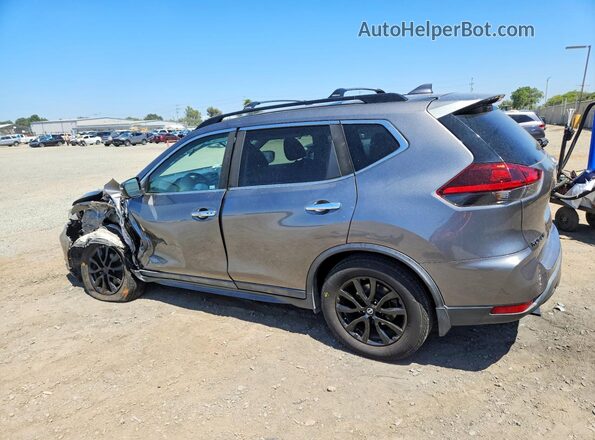 5N1AT2MT6JC822261 2018 NISSAN ROGUE Gray Trasero izquierdo