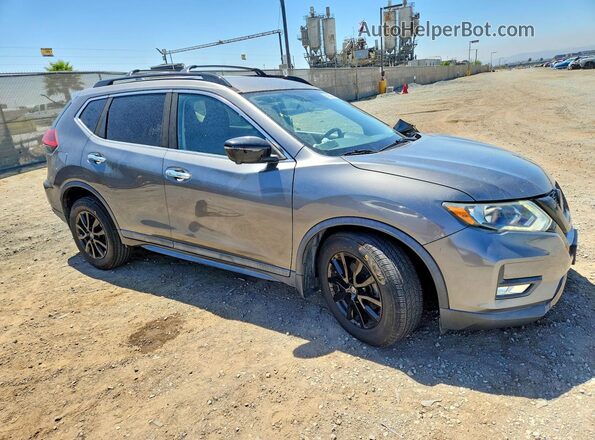 5N1AT2MT6JC822261 2018 NISSAN ROGUE Gray Delantero derecho
