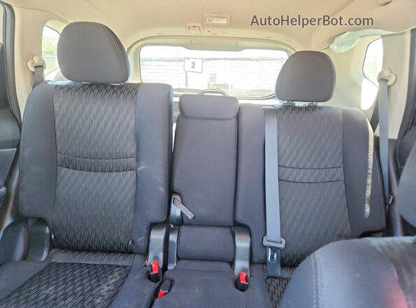 5N1AT2MT6JC822261 2018 NISSAN ROGUE Gray Vista de los asientos traseros