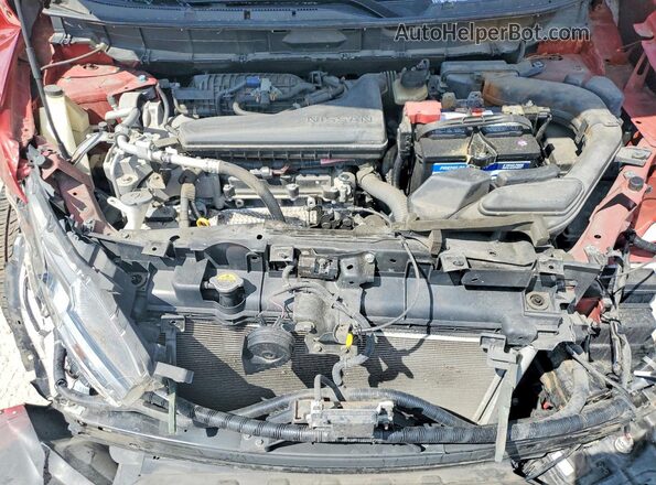 5N1AT2MT6JC833065 2018 NISSAN ROGUE Red Вид підкапотного простору