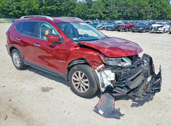 5N1AT2MT6JC833065 2018 NISSAN ROGUE Red Передня права чверть