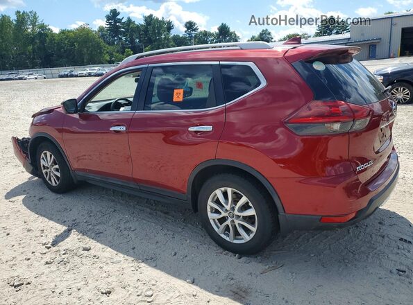 5N1AT2MT6JC833065 2018 NISSAN ROGUE Red Задня ліва чверть