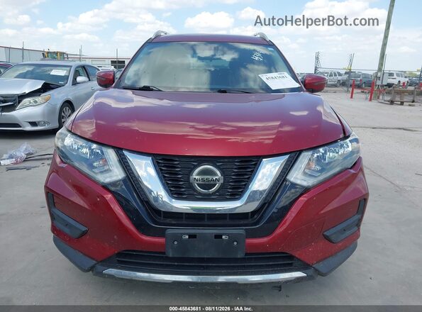 5N1AT2MT6JC834314 2018 NISSAN ROGUE Red Սարքավորումների վահանակի տեսք