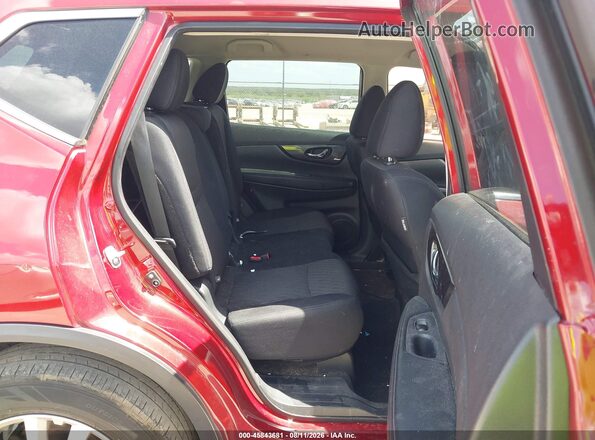 5N1AT2MT6JC834314 2018 NISSAN ROGUE Red VIN կոդի պիտակի տեսք