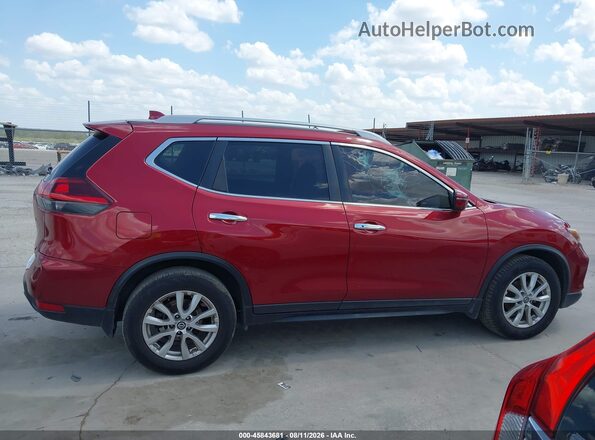 5N1AT2MT6JC834314 2018 NISSAN ROGUE Red Սալոնի հետևի տեսք