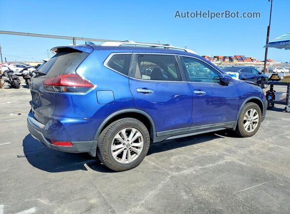 5N1AT2MT6JC839514 2018 NISSAN ROGUE Blue Tył prawy