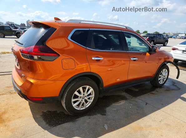 5N1AT2MT6KC709802 2019 NISSAN ROGUE Orange Задня права чверть