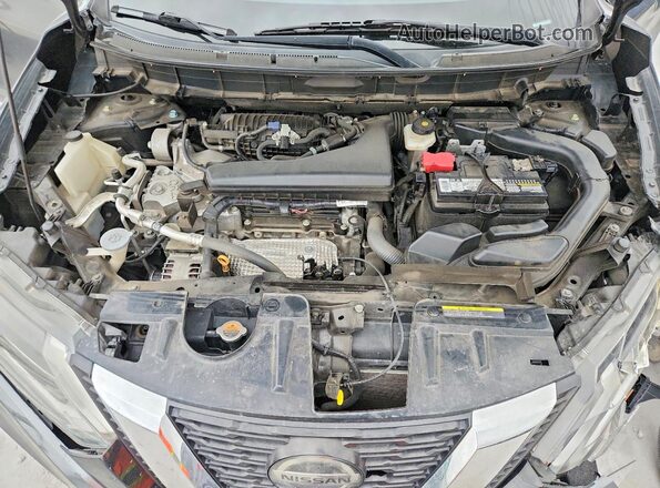 5N1AT2MT6KC805056 2019 NISSAN ROGUE Gray Engine compartment view