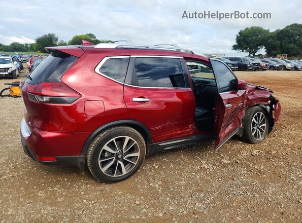 5N1AT2MT6KC839711 2019 NISSAN ROGUE Red Rear right