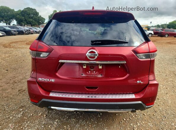 5N1AT2MT6KC839711 2019 NISSAN ROGUE Red Rear view