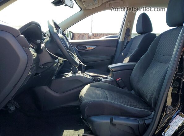 5N1AT2MT6KC844701 2019 NISSAN ROGUE Черный Вид салона спереди