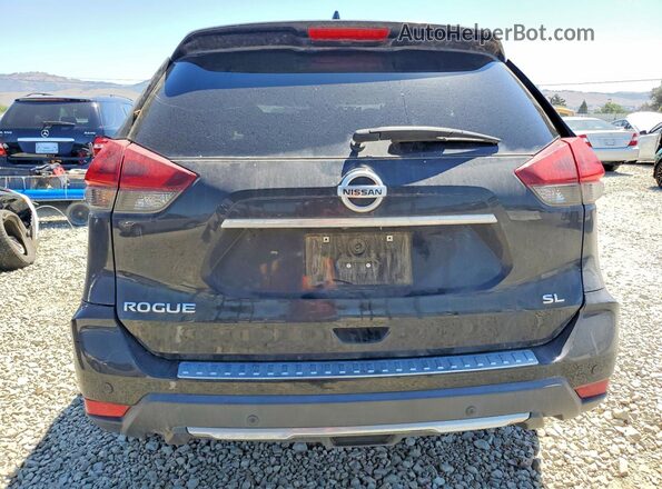 5N1AT2MT6LC736855 2020 NISSAN ROGUE Black Вид ззаду