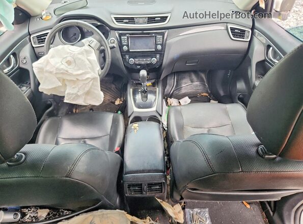 5N1AT2MT7GC750060 2016 NISSAN ROGUE White Вид панелі приладів