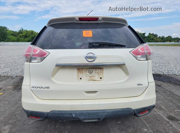 5N1AT2MT7GC750060 2016 NISSAN ROGUE White Вид ззаду