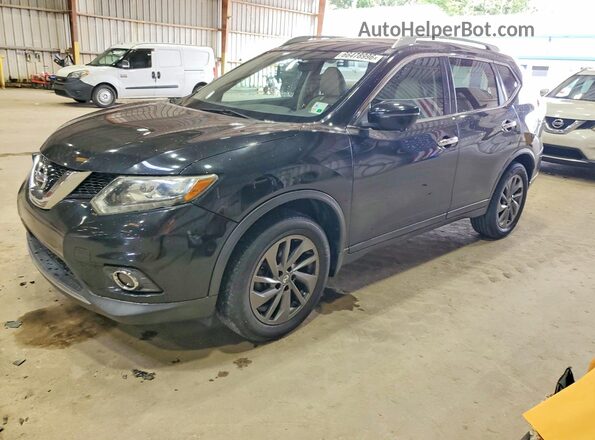 5N1AT2MT7GC759261 2016 NISSAN ROGUE Черный Задняя левая четверть