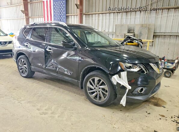 5N1AT2MT7GC759261 2016 NISSAN ROGUE Черный Вид салона спереди