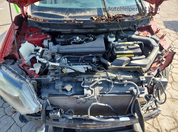5N1AT2MT7GC772298 2016 NISSAN ROGUE Красный Вид подкапотного пространства