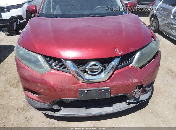 5N1AT2MT7GC806370 2016 NISSAN ROGUE Red Вид спереду