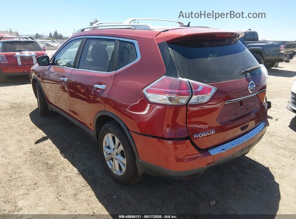 5N1AT2MT7GC806370 2016 NISSAN ROGUE Red Задня ліва чверть