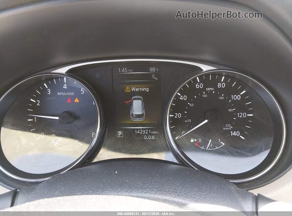 5N1AT2MT7GC806370 2016 NISSAN ROGUE Red Вид задніх сидінь