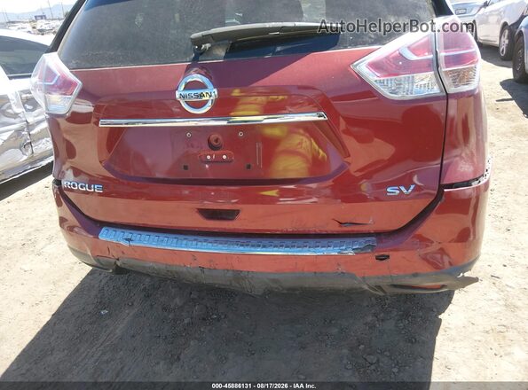 5N1AT2MT7GC806370 2016 NISSAN ROGUE Red 