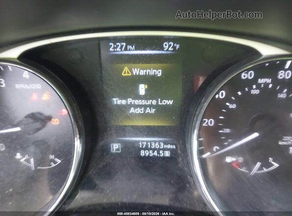 5N1AT2MT7GC811004 2016 NISSAN ROGUE White Հետևի նստատեղերի տեսք
